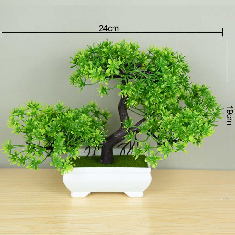 Bonsai Artificial Pot Plant Lovely Colourful Flower tree