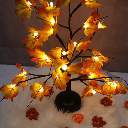 LED Maple Tree Cherry Ball Desktop Decor