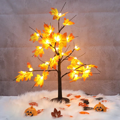 LED Maple Tree Cherry Ball Desktop Decor