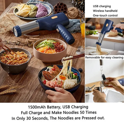 Electric Handheld Pasta Maker Automatic Portable Noodle Machine