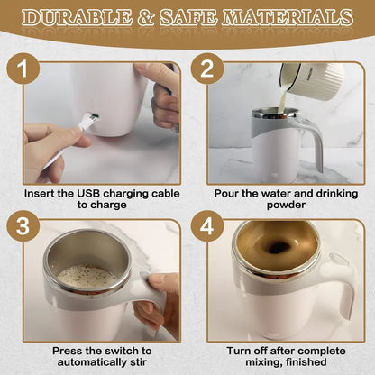 Coffee Cup Automatic Stirring Magnetic Mug