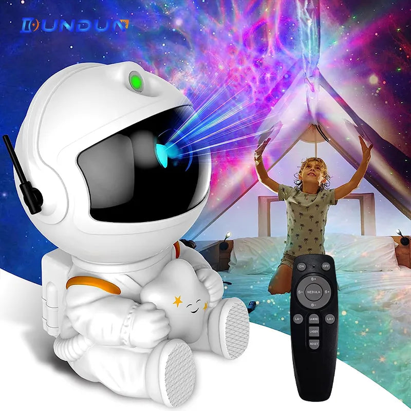 LED Galaxy Star Astronaut Projector