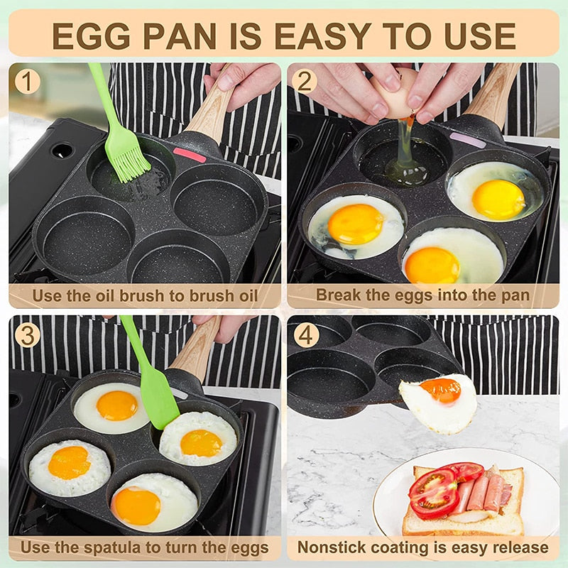 Frying Pan Nonstick  4 Cups For Egg /Pancake