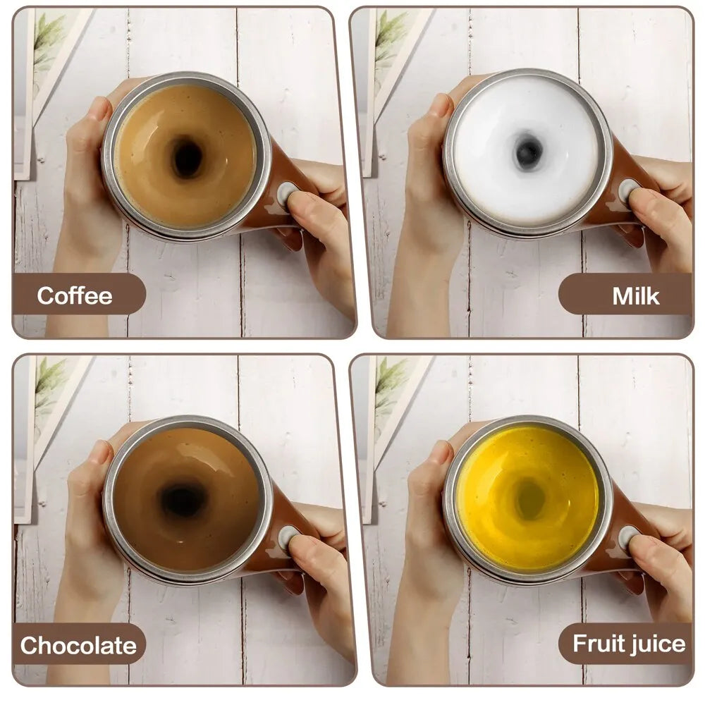 Coffee Cup Automatic Stirring Magnetic Mug