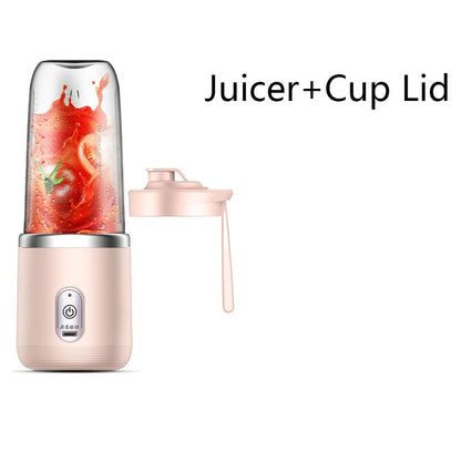 Portable Electric Small Juice Extractor Blue/Pink