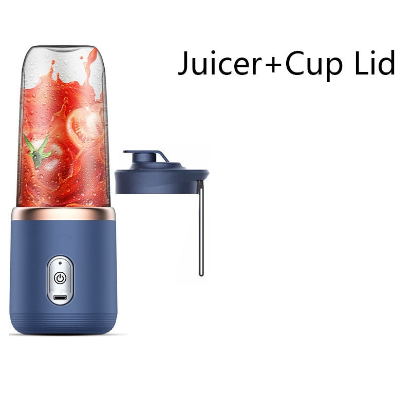 Portable Electric Small Juice Extractor Blue/Pink